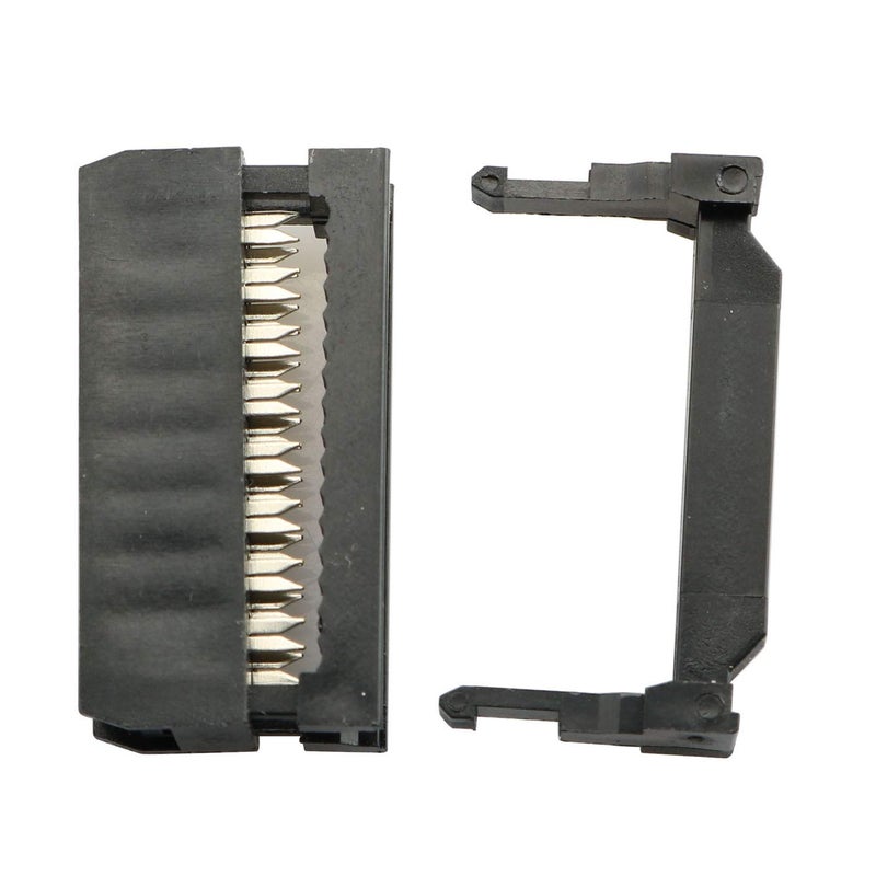 Tegg 25PCS FC-16P IDC Socket Connector Female 2x8 Pin Female Header Rectangular Connector Adapter 2.54mm Pitch for AWG Flat Cable - Image 2